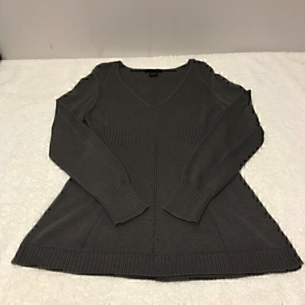 🎉 HP🎉Calvin Klein Jeans V-Neck Tunic Sweater (XL) - Picture 1 of 4